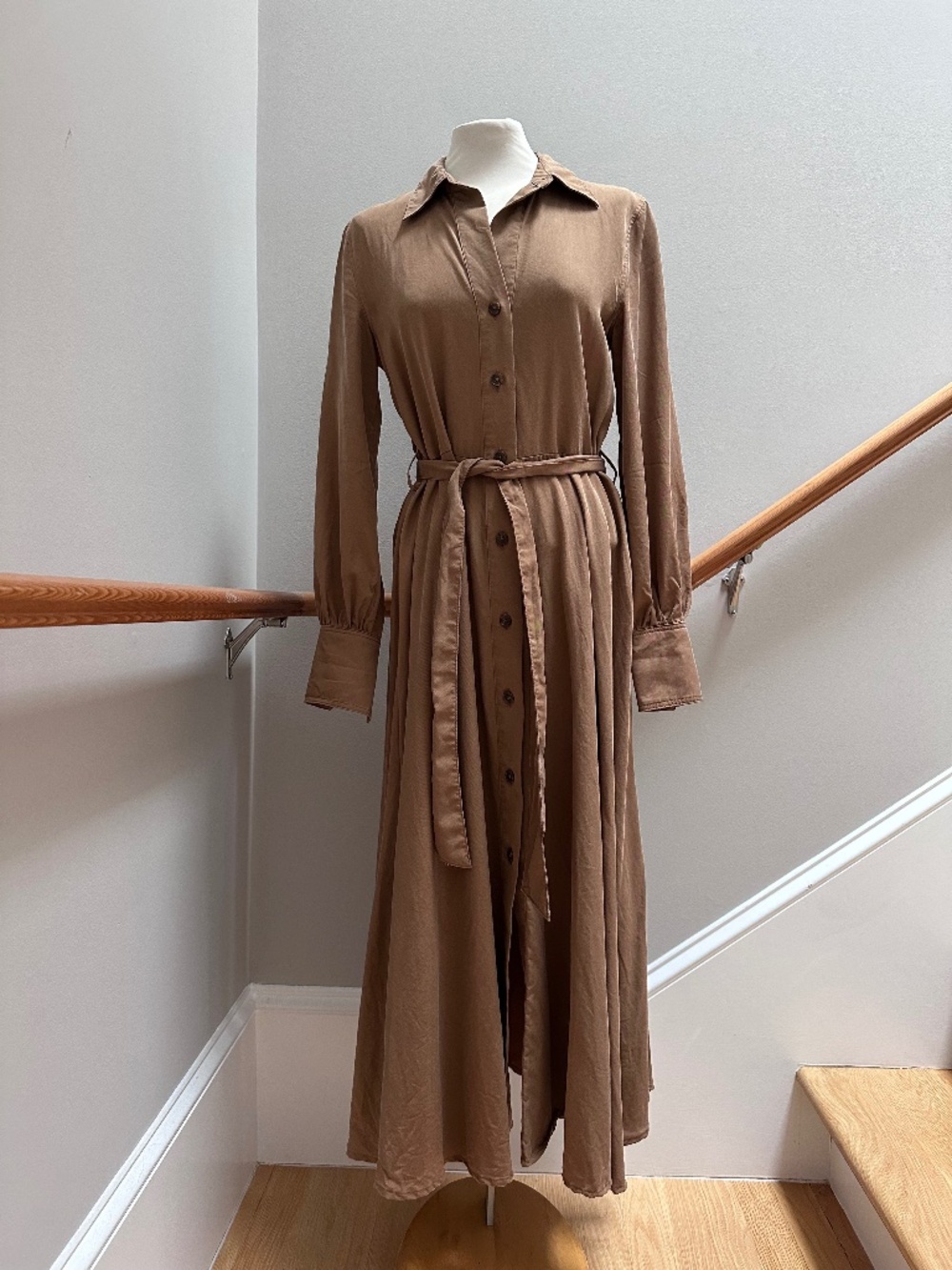 Banana Republic midi shirtdress XS tall